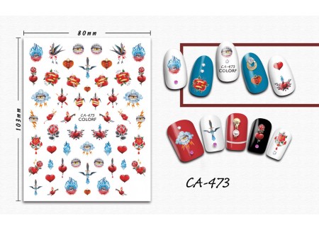 3D Nail Stickers - CA-473